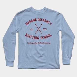 Madame Defarge Knitting School Long Sleeve T-Shirt